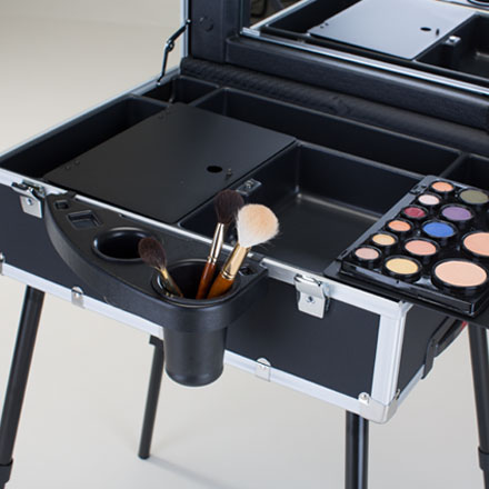 Accessorio vaso porta-pennelli per valigia trucco Cantoni