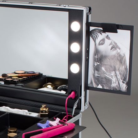 Accessorio porta-foto per valigia trucco professionale