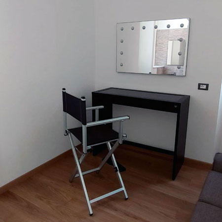 allestimento camerini teatro