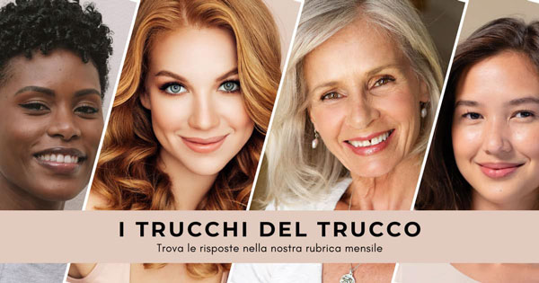 Banner rubrica trucco per diverse età