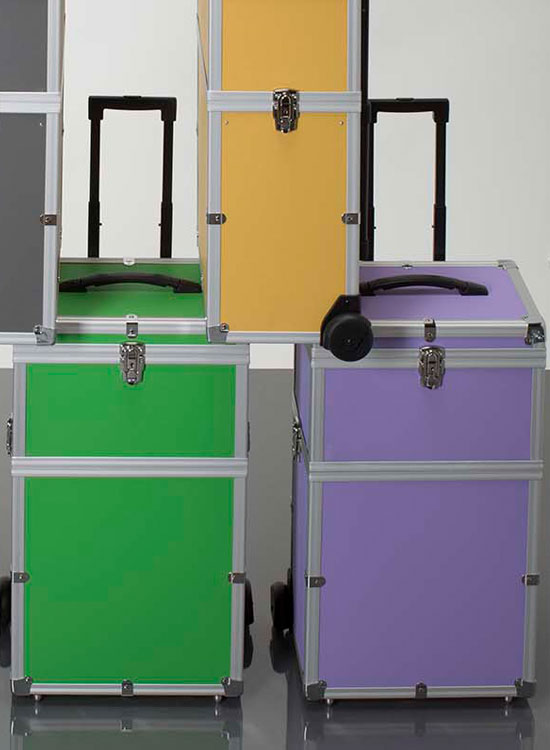 Trolley trucco professionali vari colori