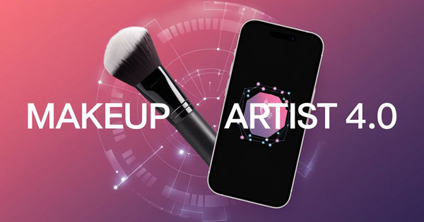 Copertina rubrica su digitalizzazione del make up artist