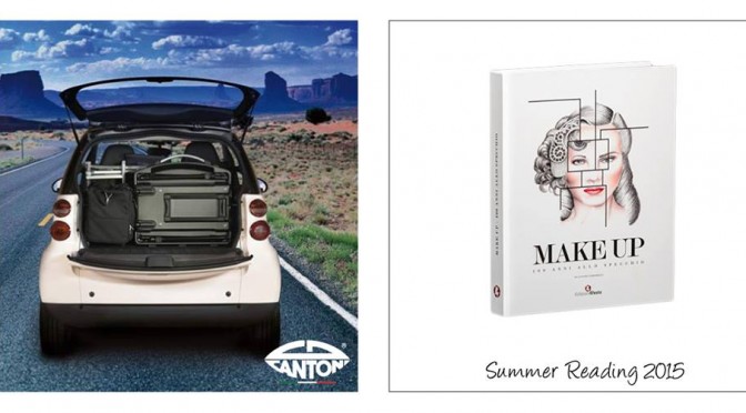 Attrezzatura trucco professionale Cantoni e copertina libro make up