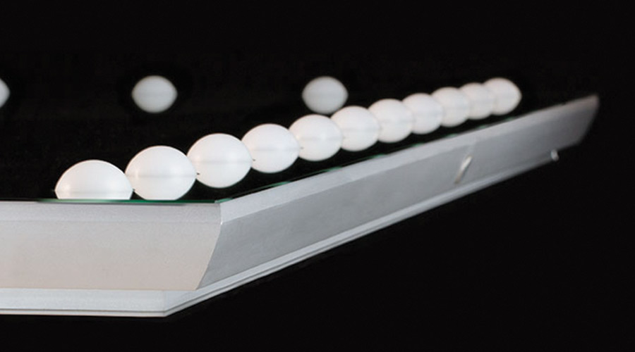 Dettaglio luci led specchio