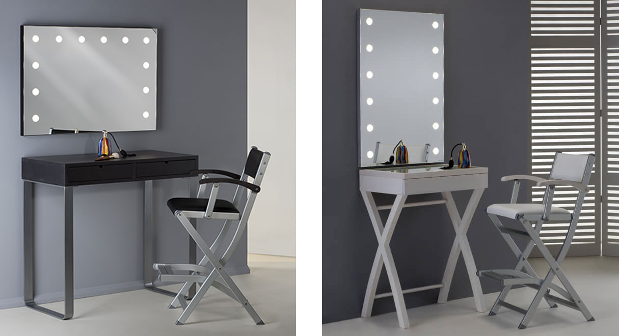 Postazioni trucco con luci fisse complete antoni