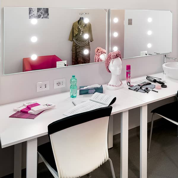 Specchi per camerino Teatro Donizetti