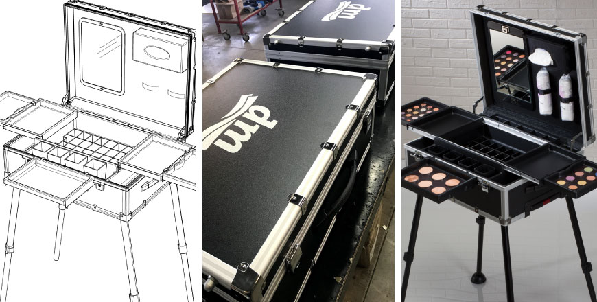 valigia trucco personalizzata DM