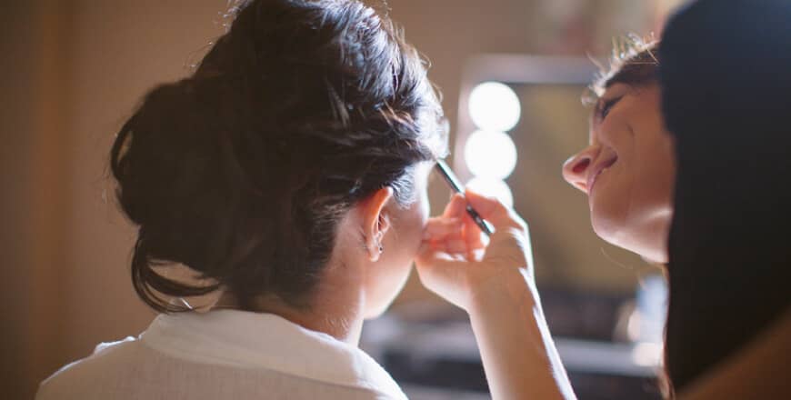 Sessione di make up con valigia Cantoni